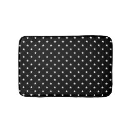 Tapete De Banheiro Black Stars Bath Mat