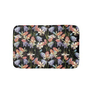 Tapete De Banheiro Bladder Campion Bells: Watercolor Floral