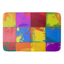 Blocos de cores de gradação de pop Art