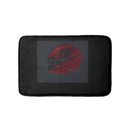 Tapete De Banheiro Blood Moonlit Night Bath Mat