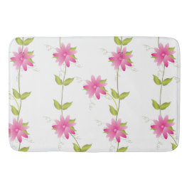 Tapete De Banheiro Blooms de rosa