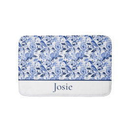 Tapete De Banheiro Blue Bird Chinoiserie Monograma