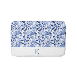Tapete De Banheiro Blue Bird Chinoiserie Monograma