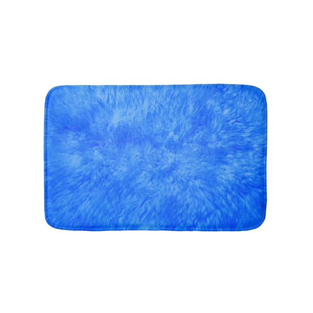 Tapete De Banheiro Blue fur Frenzy Bath Mat (frente)