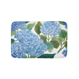 Tapete De Banheiro Blue Hydrangeas | Belo Jardim Floral