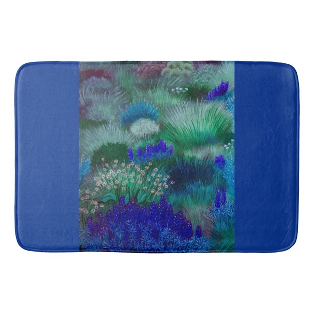 Tapete De Banheiro Blue Meadows Bath Mat (Frente)