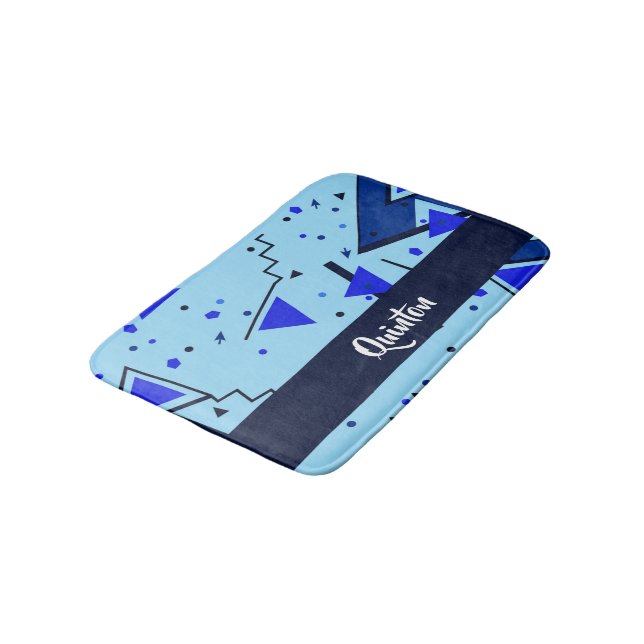 Tapete De Banheiro Blue retro print (Angulado)