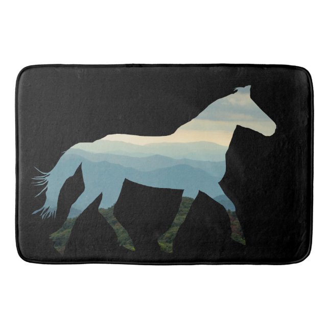 Tapete De Banheiro Blue Ridge Horse Mat (Frente)