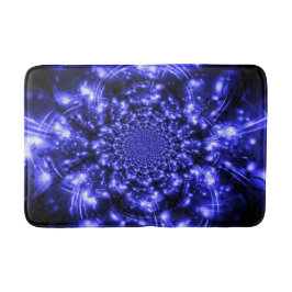 Tapete De Banheiro Blue Sparkling Lights