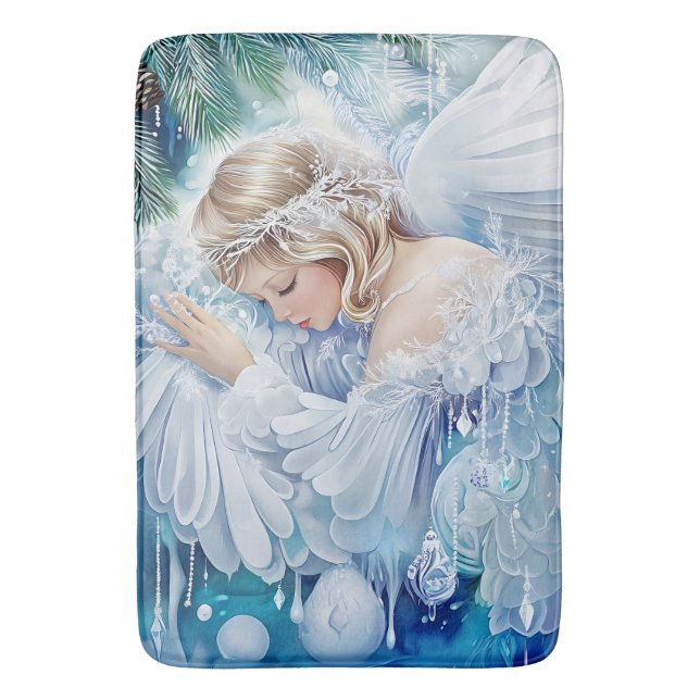 Tapete De Banheiro Blue Winter Bath Mat (Frente Vertical)