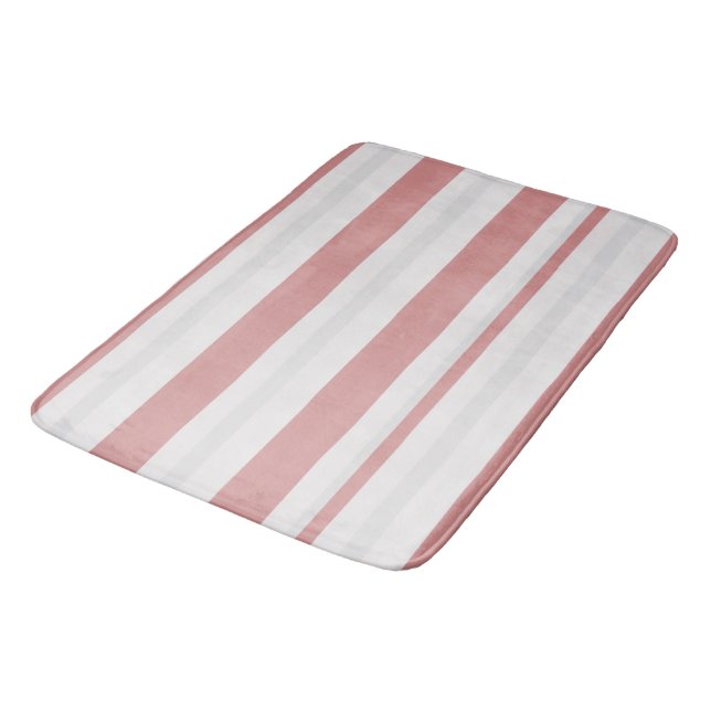 Tapete De Banheiro Blush Nordic Listra  (Angulado)