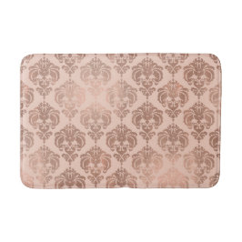 Tapete De Banheiro Blush Rosa Dourado Rosa Glam Moderno Damask