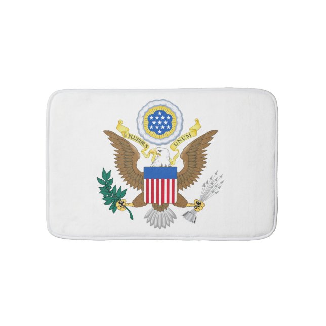 Tapete De Banheiro Bmcnt Casaco de Armas dos EUA (frente)