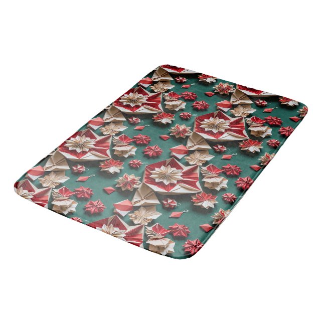 Tapete De Banheiro Boas práticas de origami de Natal 11 - Bath Mat (Angulado)