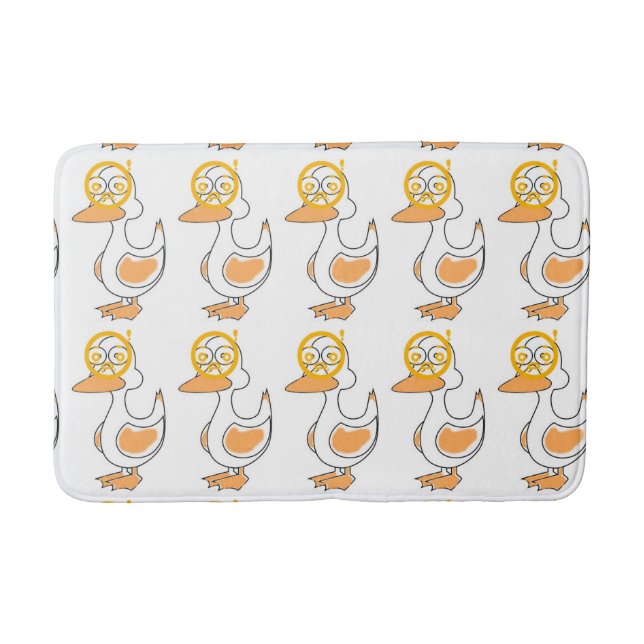 TAPETE DE BANHEIRO **BOBO DUCKY** MAT DE BANHEIRO (Frente)