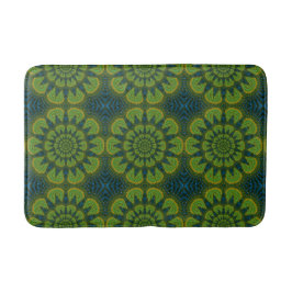 Tapete De Banheiro Boêmia Hippie Green Blue Mandala Tribal