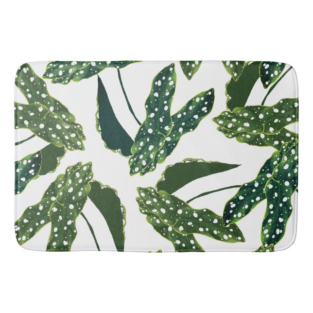 Tapete De Banheiro Boêmian Spotted Begonia Sai (Frente)