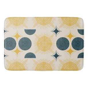 Tapete De Banheiro Boho Celestial Sun Moon Patterno