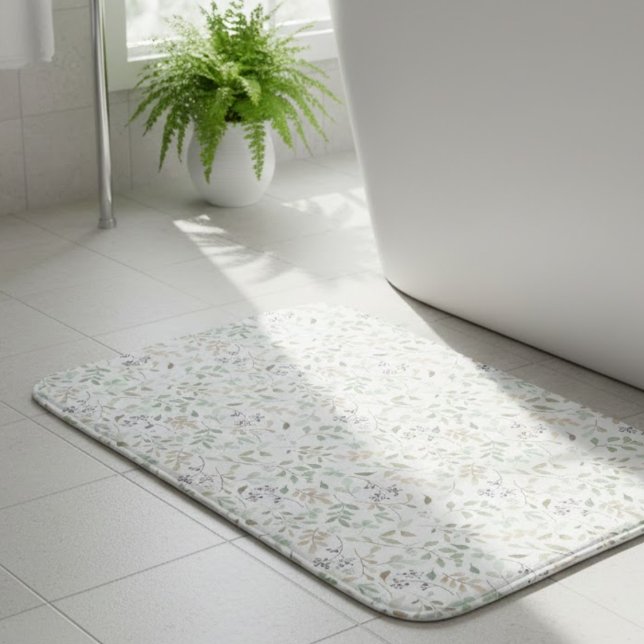 Tapete De Banheiro Boho Flor Silvestre  (Criador carregado)