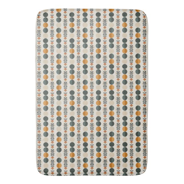 Tapete De Banheiro Boho Pattern Bath Mat (Frente Vertical)