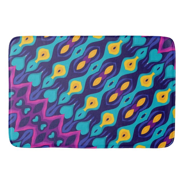 Tapete De Banheiro Boho Teardrop Tides (Frente)