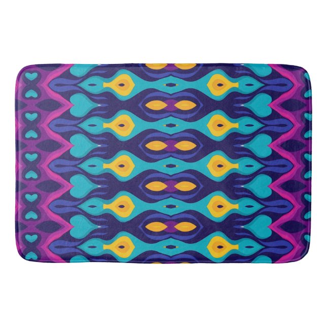 Tapete De Banheiro Boho Teardrop Tides (Frente)