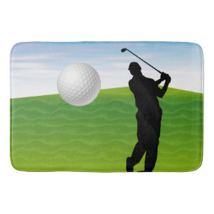 Tapete De Banheiro Bola de golfe que vem em você