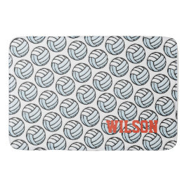 Tapete De Banheiro Bola de Voleibol Desportivo Decor Adolescente Dive