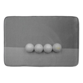 Tapete De Banheiro Bolas de golfe nas cinzas