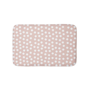 Tapete De Banheiro Bolinhas cor-de-rosa