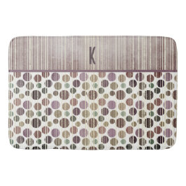 Tapete De Banheiro Bolinhas Retro Modernas Roxas