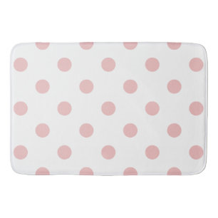 Tapete De Banheiro Bolinhas Rosa Girly