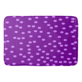 Tapete De Banheiro Bolinhas roxas