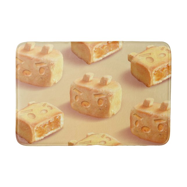 Tapete De Banheiro Bolo de abacaxi (Frente)