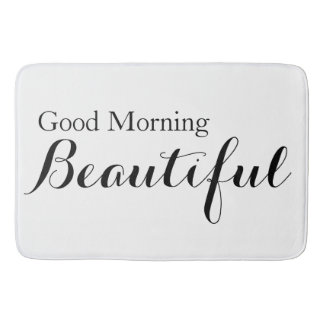 Tapete De Banheiro Bom dia bonito