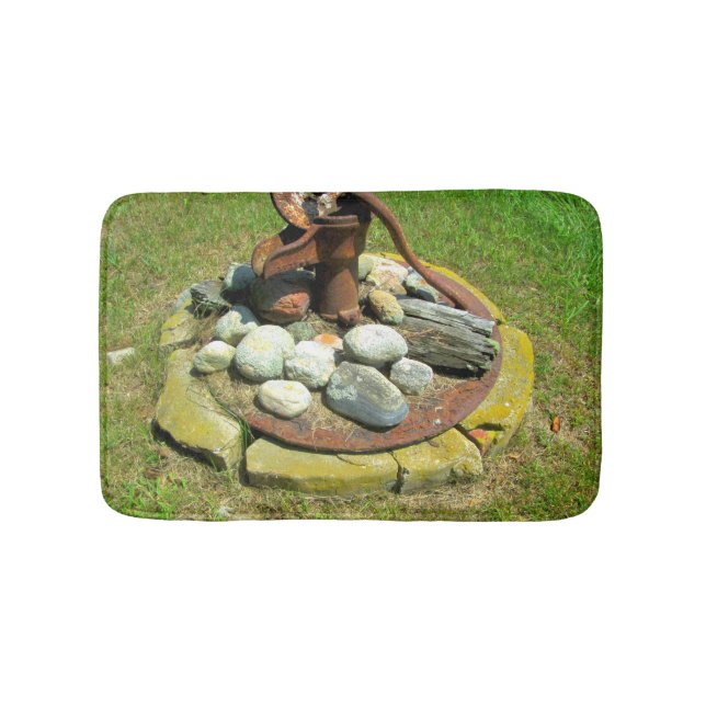 Tapete De Banheiro Bomba de Mão Velha (frente)