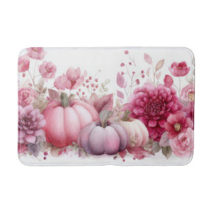 Tapete De Banheiro Bombas de outono e flores