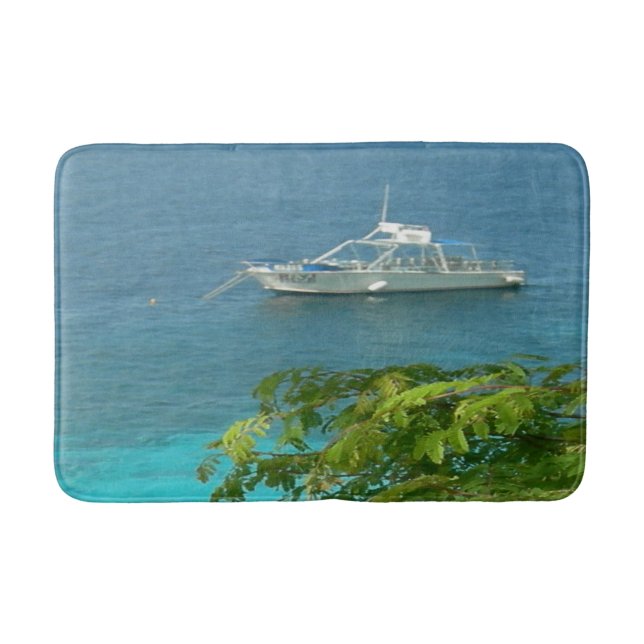 Tapete De Banheiro Bonaire Ocean View com Bathmat (Frente)