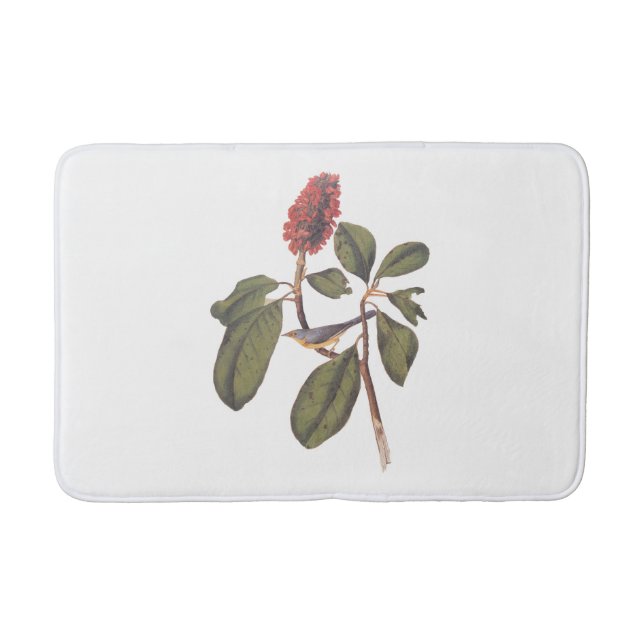 Tapete De Banheiro Bonaparte Flycatcher Canada Warbler Audubon Bird (Frente)