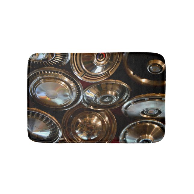 Tapete De Banheiro Bonés De Hub De Carro (frente)