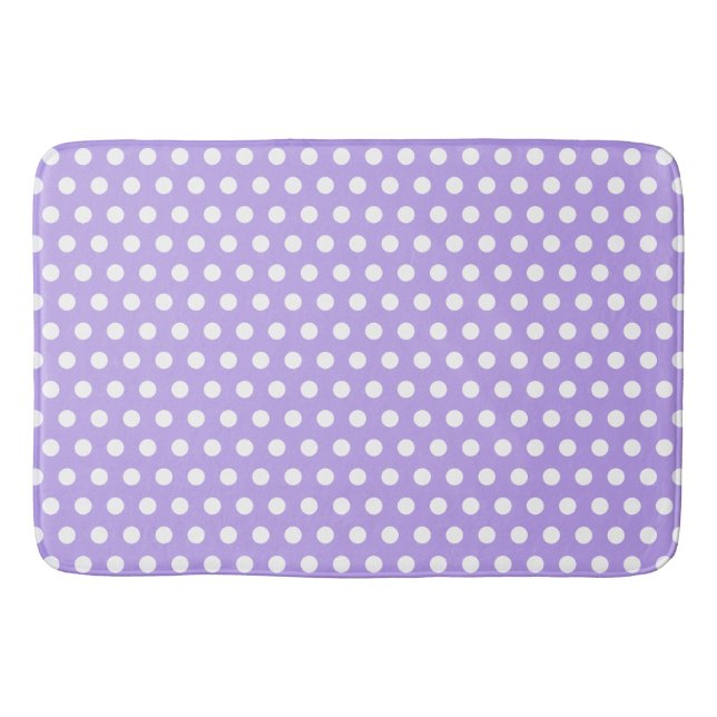 Tapete De Banheiro Bonita Polka-Dot Bath Mat (Frente)