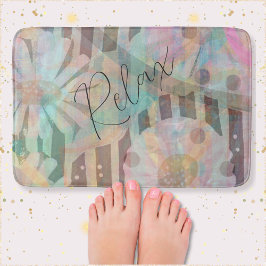 Tapete De Banheiro Bonito margaridas