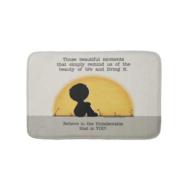 Tapete De Banheiro Bons momentos (frente)