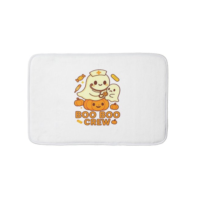 Tapete De Banheiro Boo Boo Crew Nurse Ghost Classic T Shirt (frente)