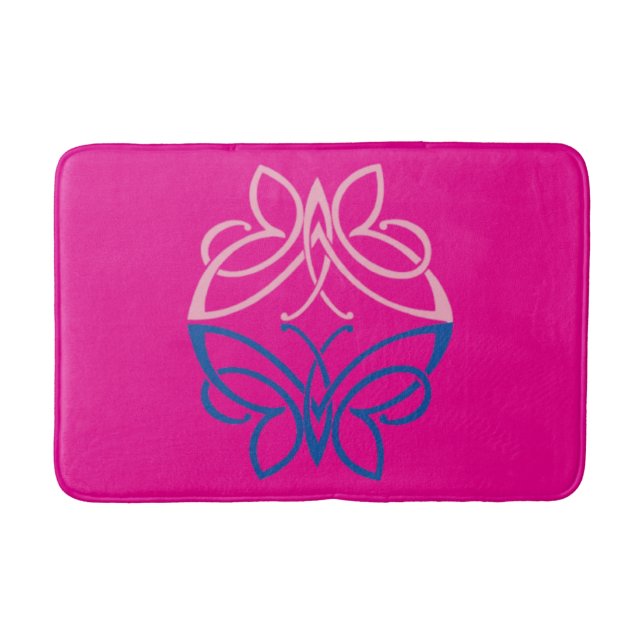 Tapete De Banheiro Borboleta (Frente)