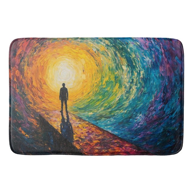 Tapete De Banheiro Borda da Dimensão (Frente)