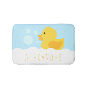 Tapete De Banheiro Borracha Amarela Ducky