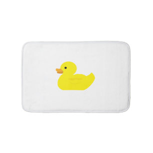 Tapete De Banheiro Borracha Ducky Illustração Bath Mat