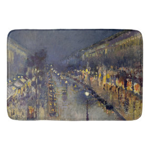 Tapete De Banheiro Boulevard Montmartre na Night Pissarro