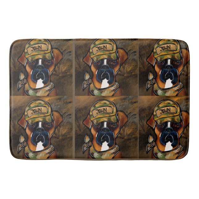 Tapete De Banheiro Boxer Dog (Frente)